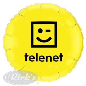 ballon en aluminium de Telenet